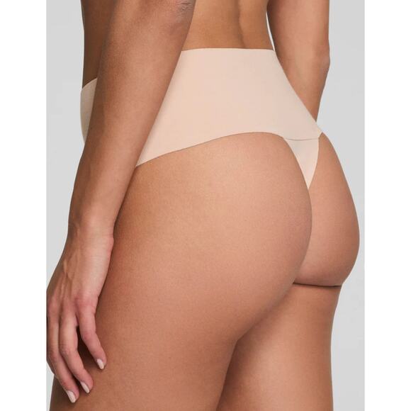 SPANX Seamless High Waist Thong Brown Small NWT - Picture 7 of 7